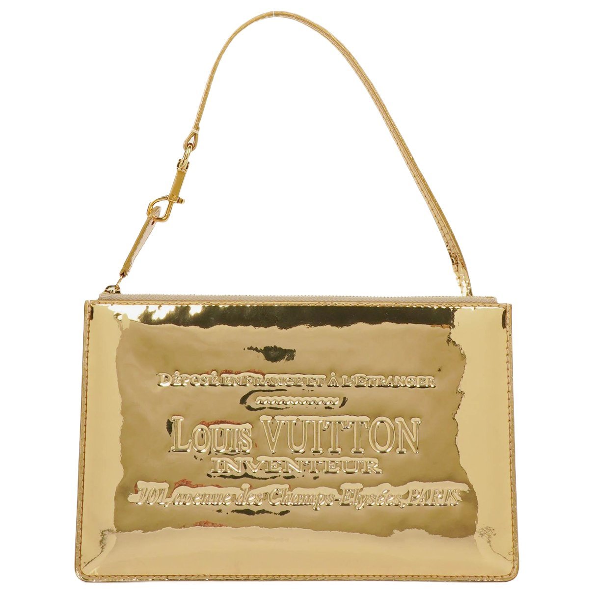 Pochette Accessoire patent leather handbag