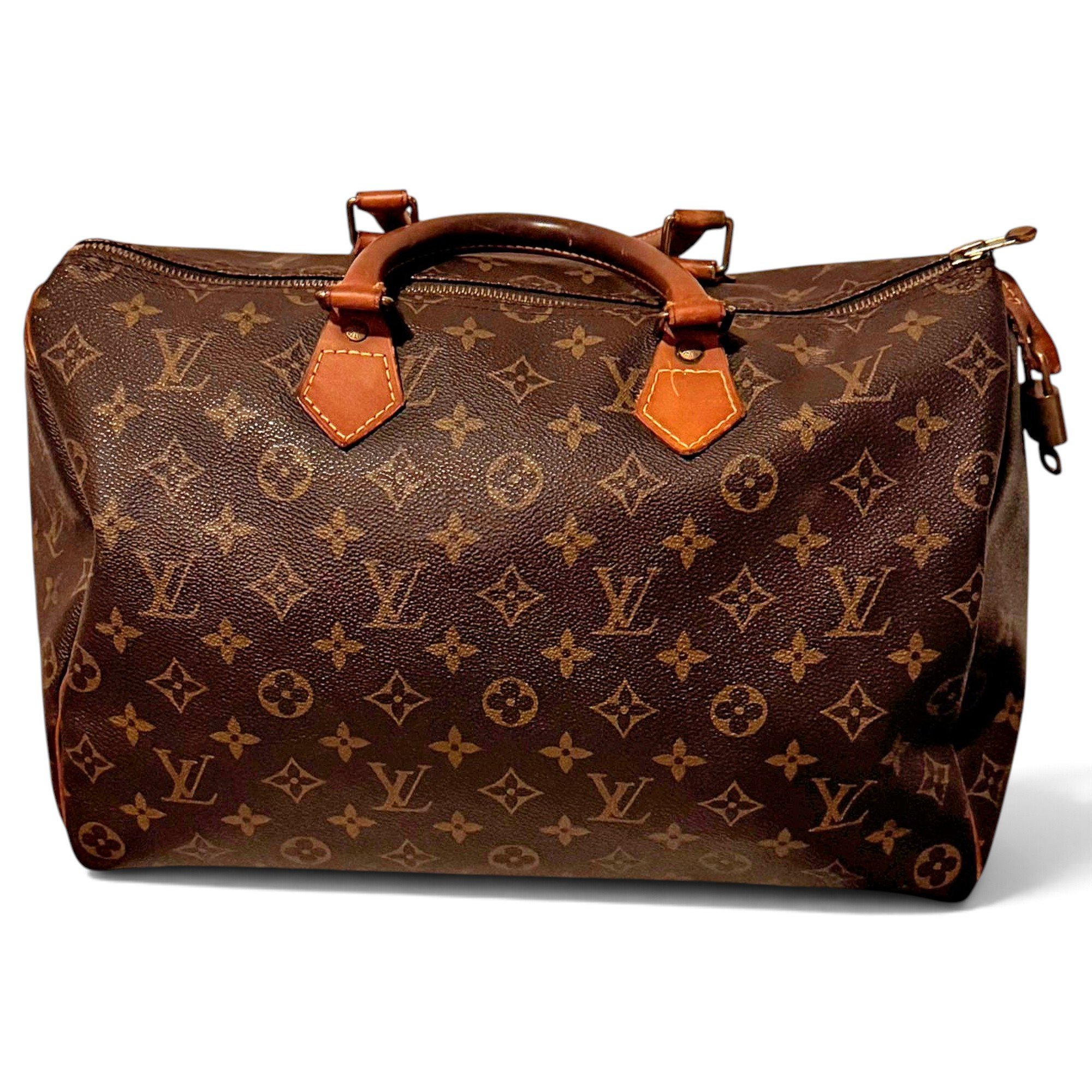 Speedy leather handbag
