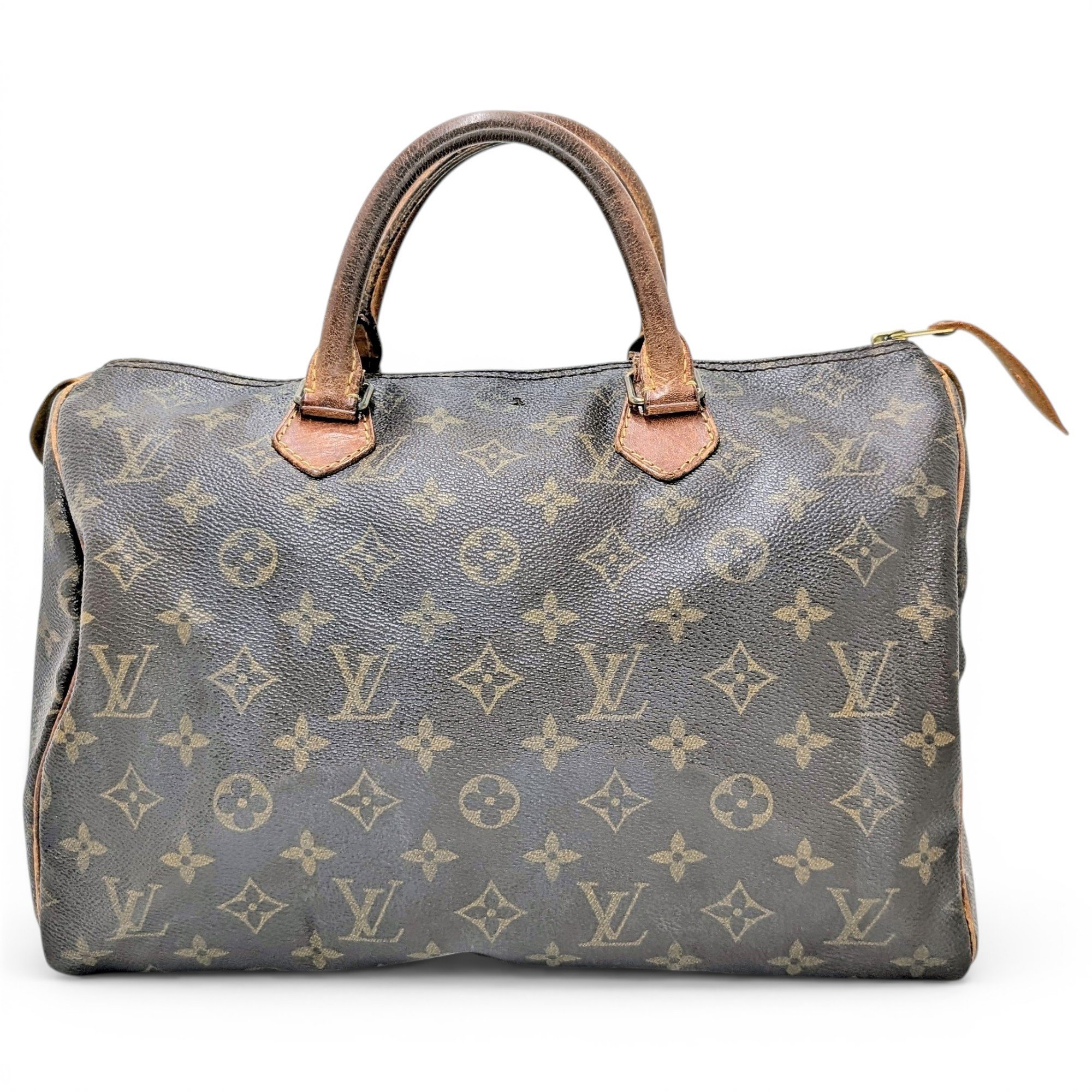 Speedy leather handbag