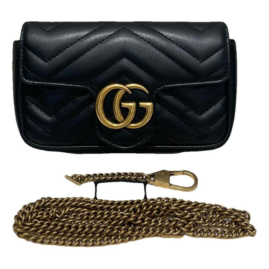 GG Marmont Flap leather handbag