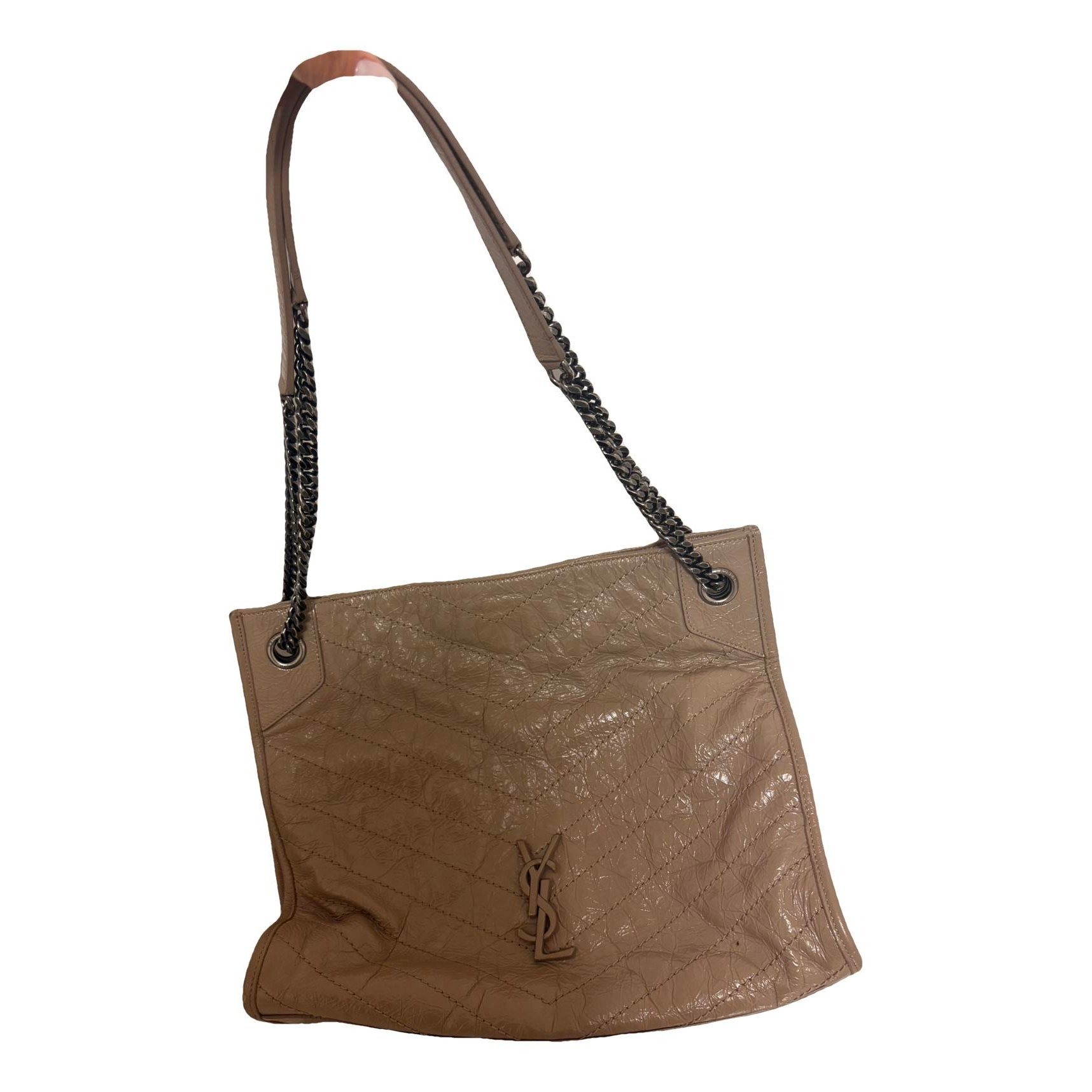 Patent leather crossbody bag