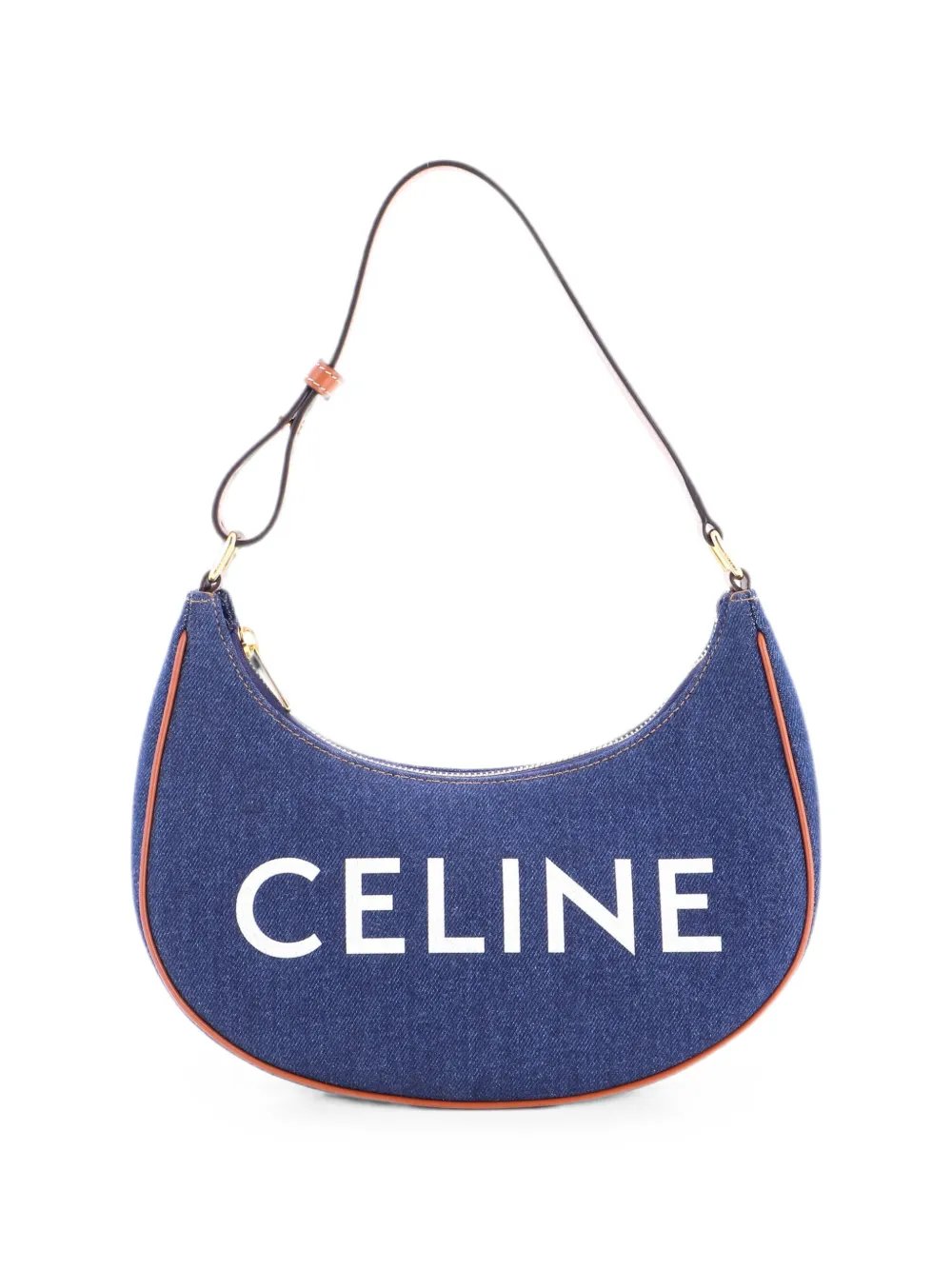 Celine Ava Bag Denim hobo bag