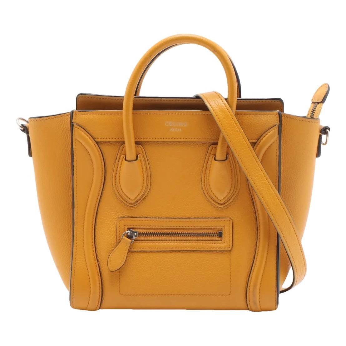 Nano Luggage leather handbag