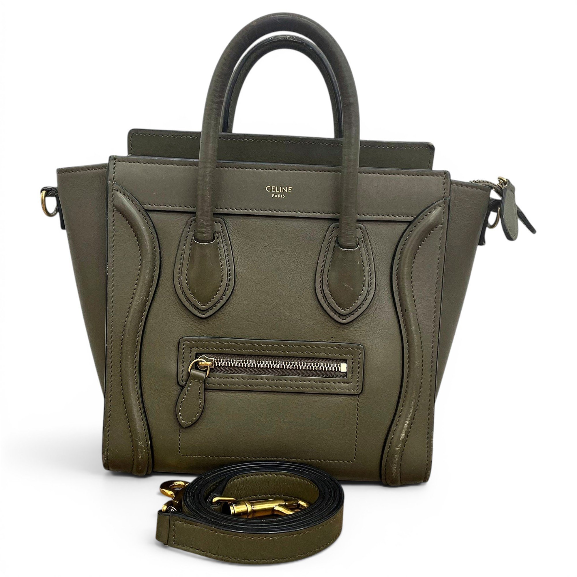 Luggage leather handbag