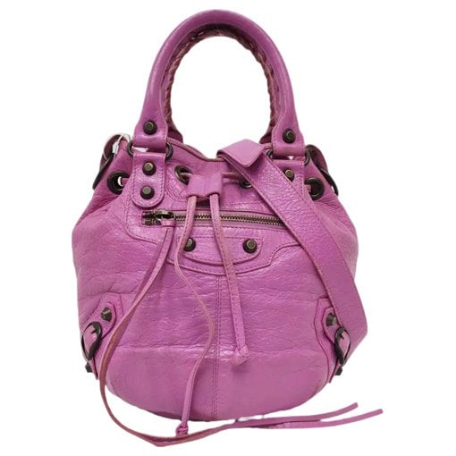 Leather handbag