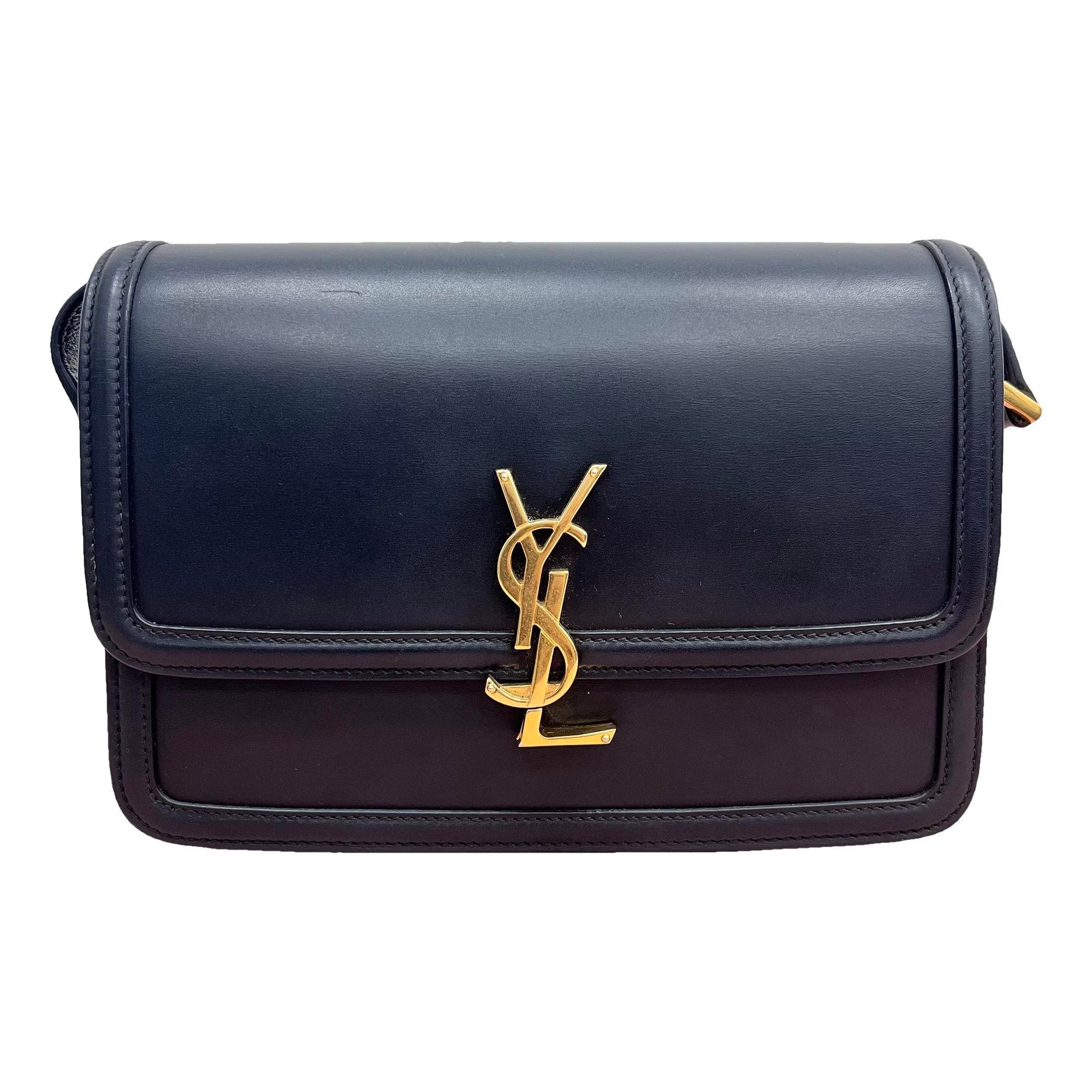 Solférino leather handbag