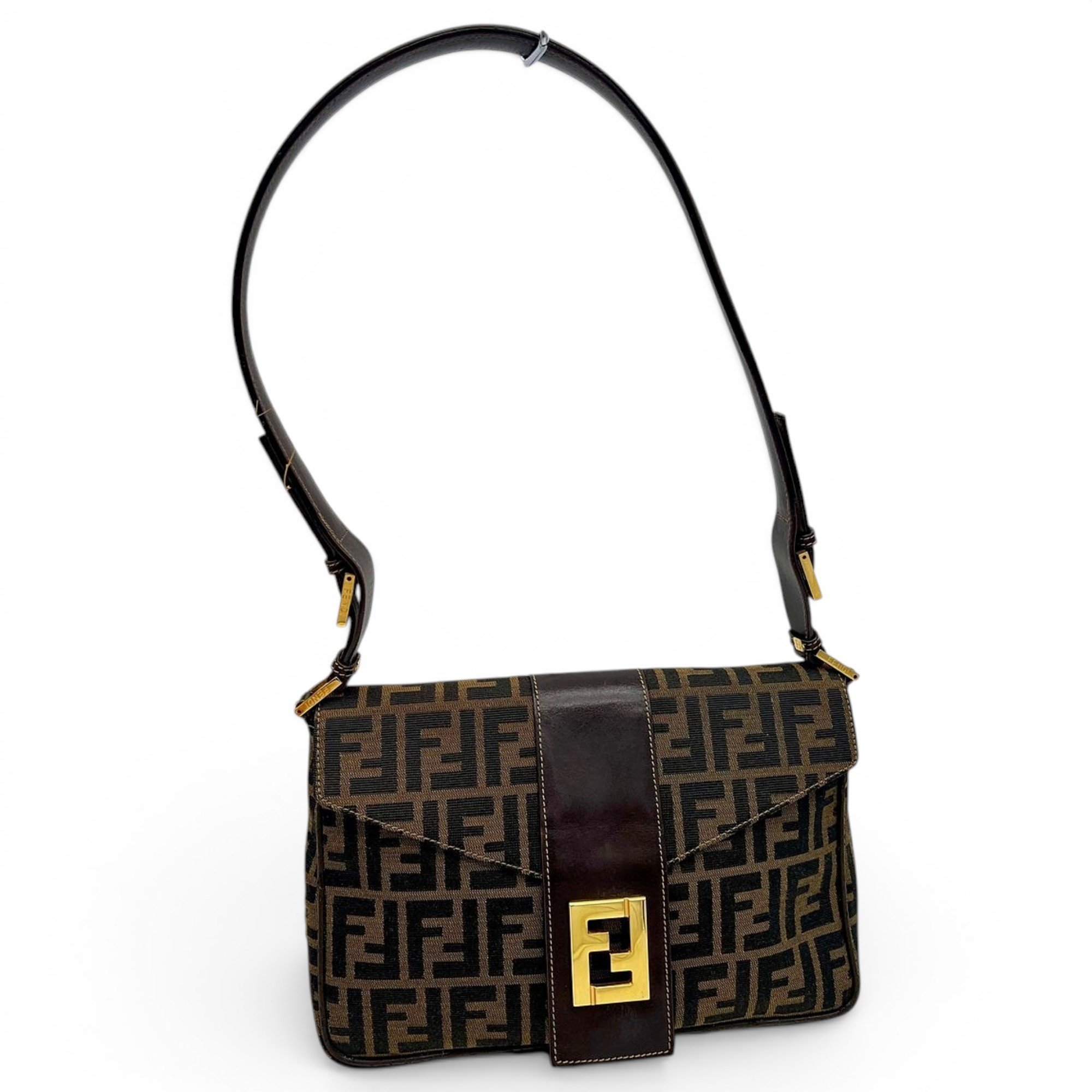 Baguette leather handbag