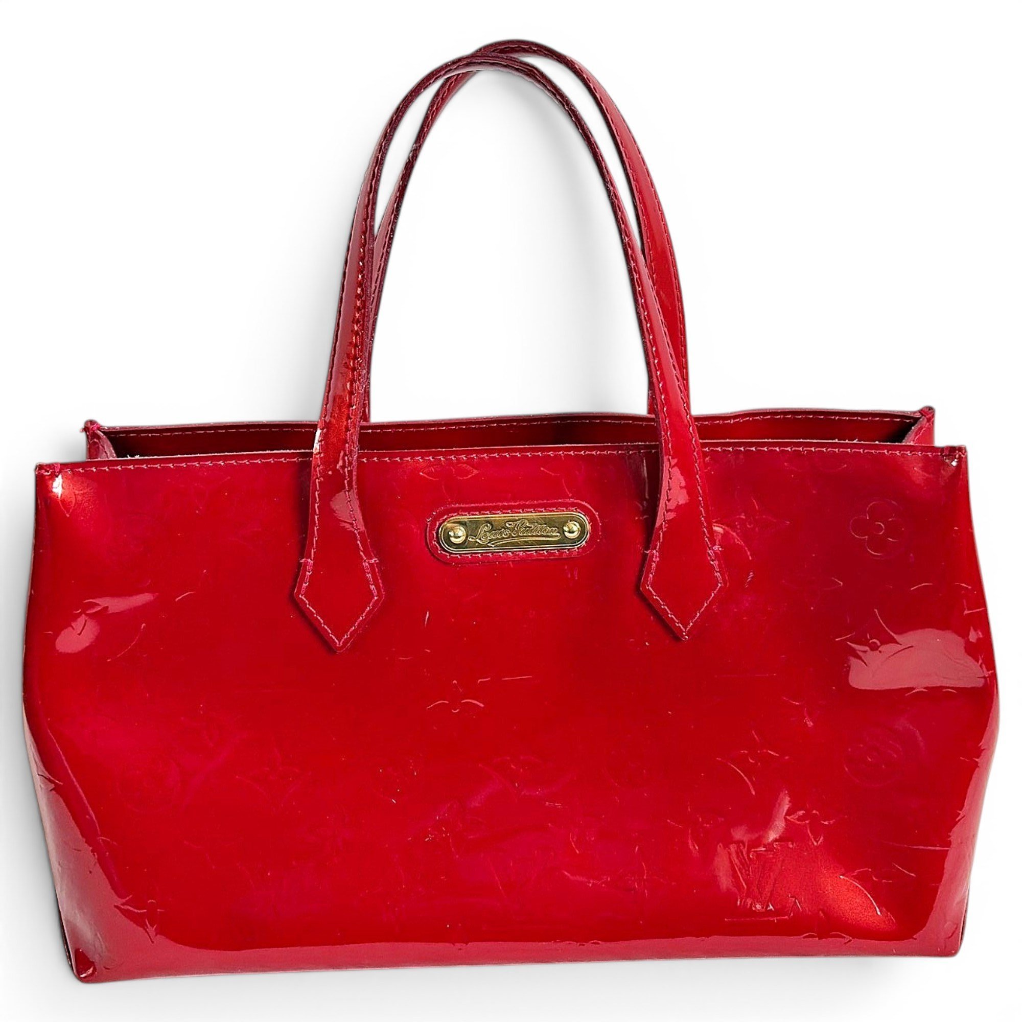 Wilshire patent leather handbag