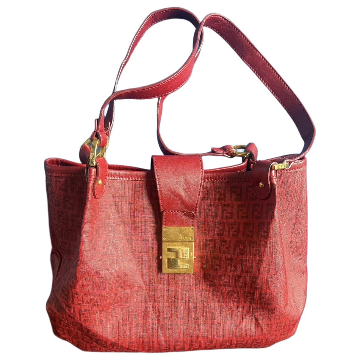 Patent leather handbag