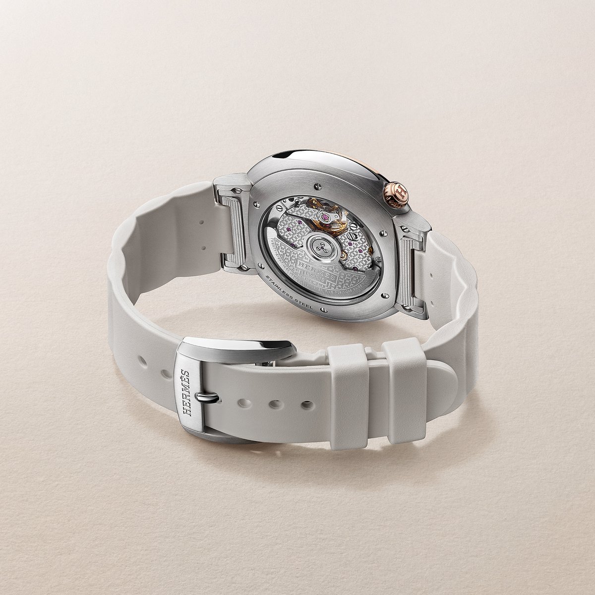 Sans Coloris Hermès Cut Watch, Large Model, 36 mm