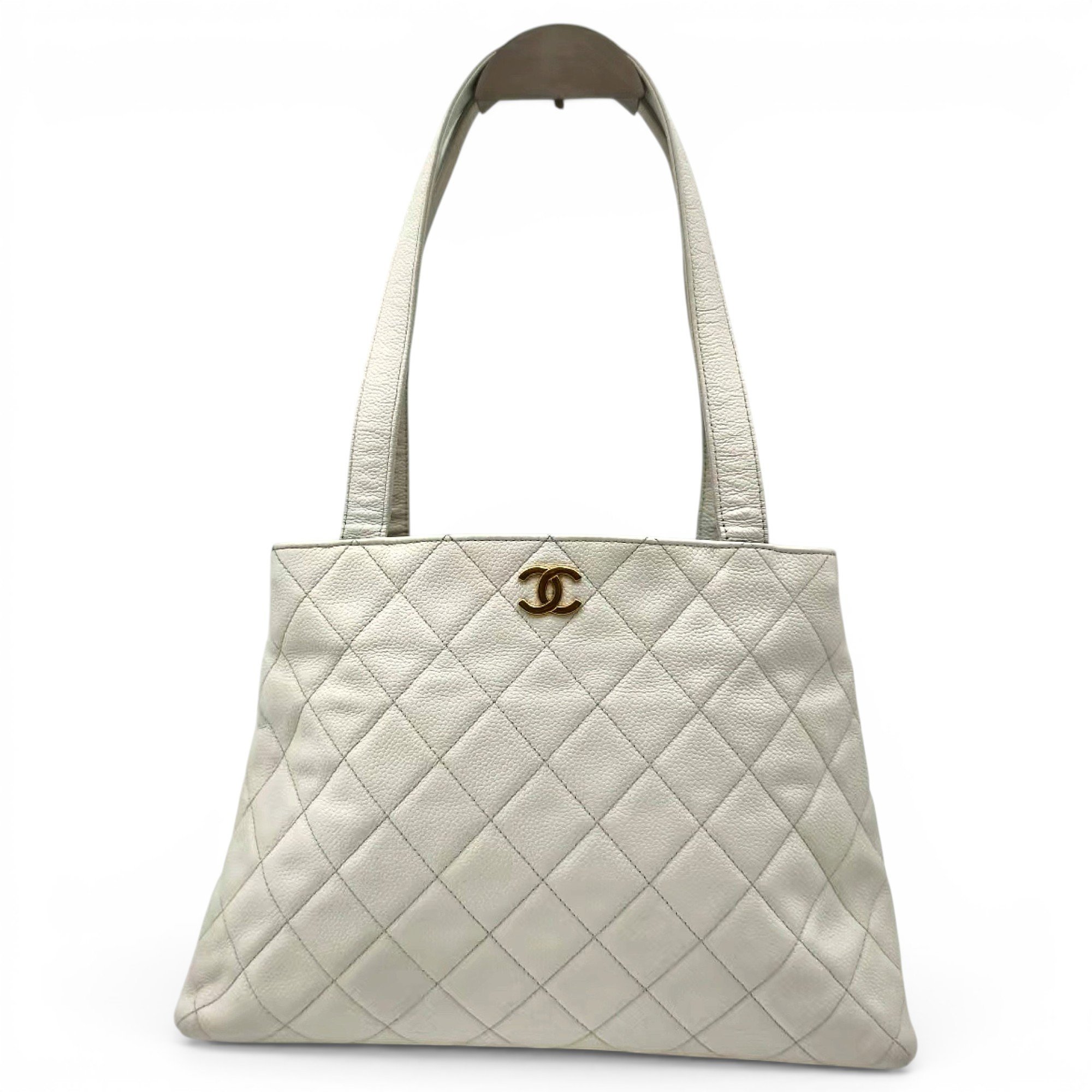Chanel Petite Shopping Tote leather tote