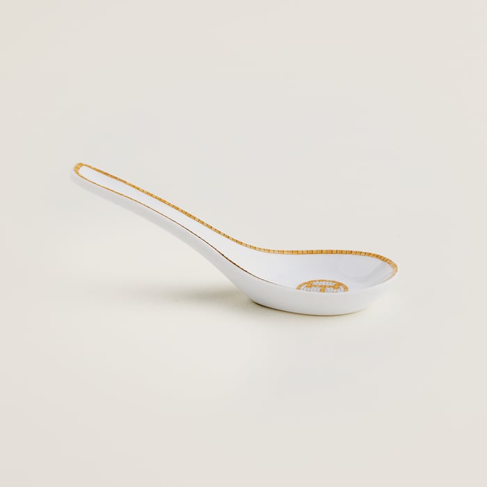 Sans Coloris Mosaique Au 24 Gold Soup Spoon