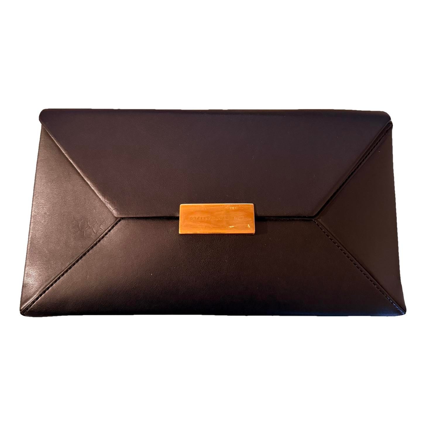 Vegan leather clutch bag