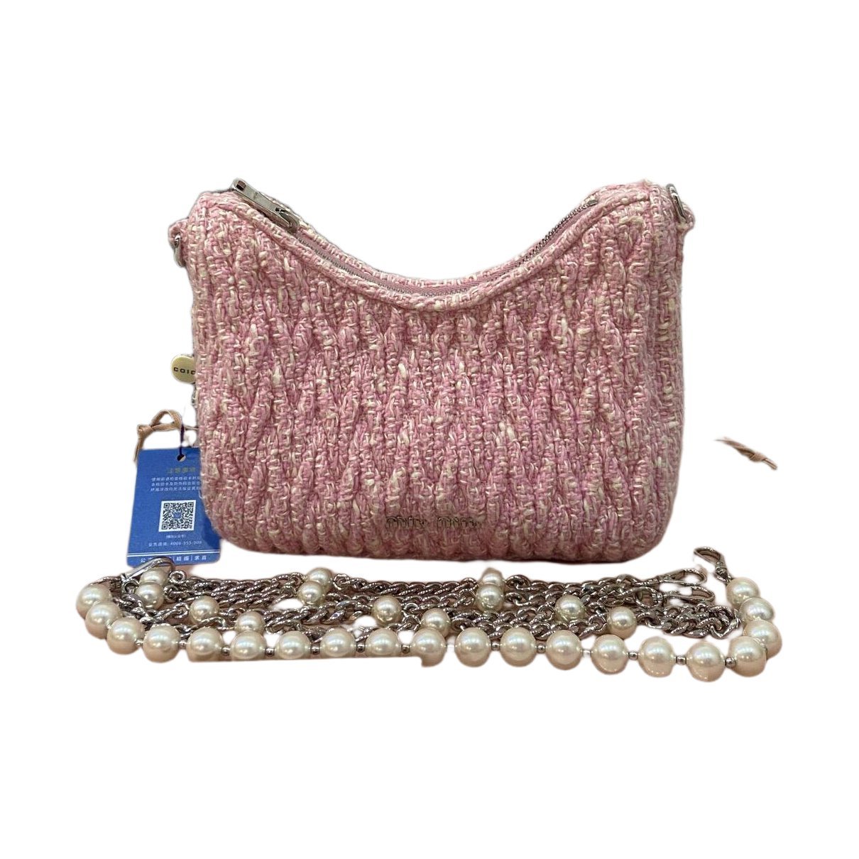 Velvet handbag