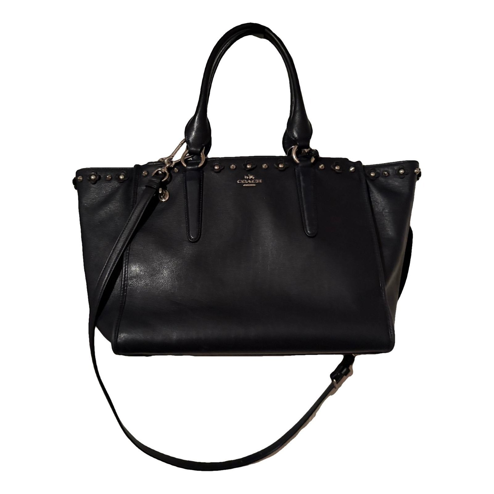 Leather crossbody bag