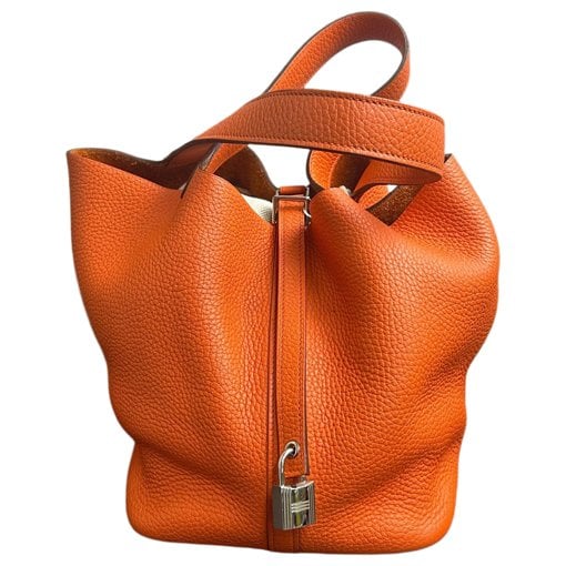 Picotin leather handbag