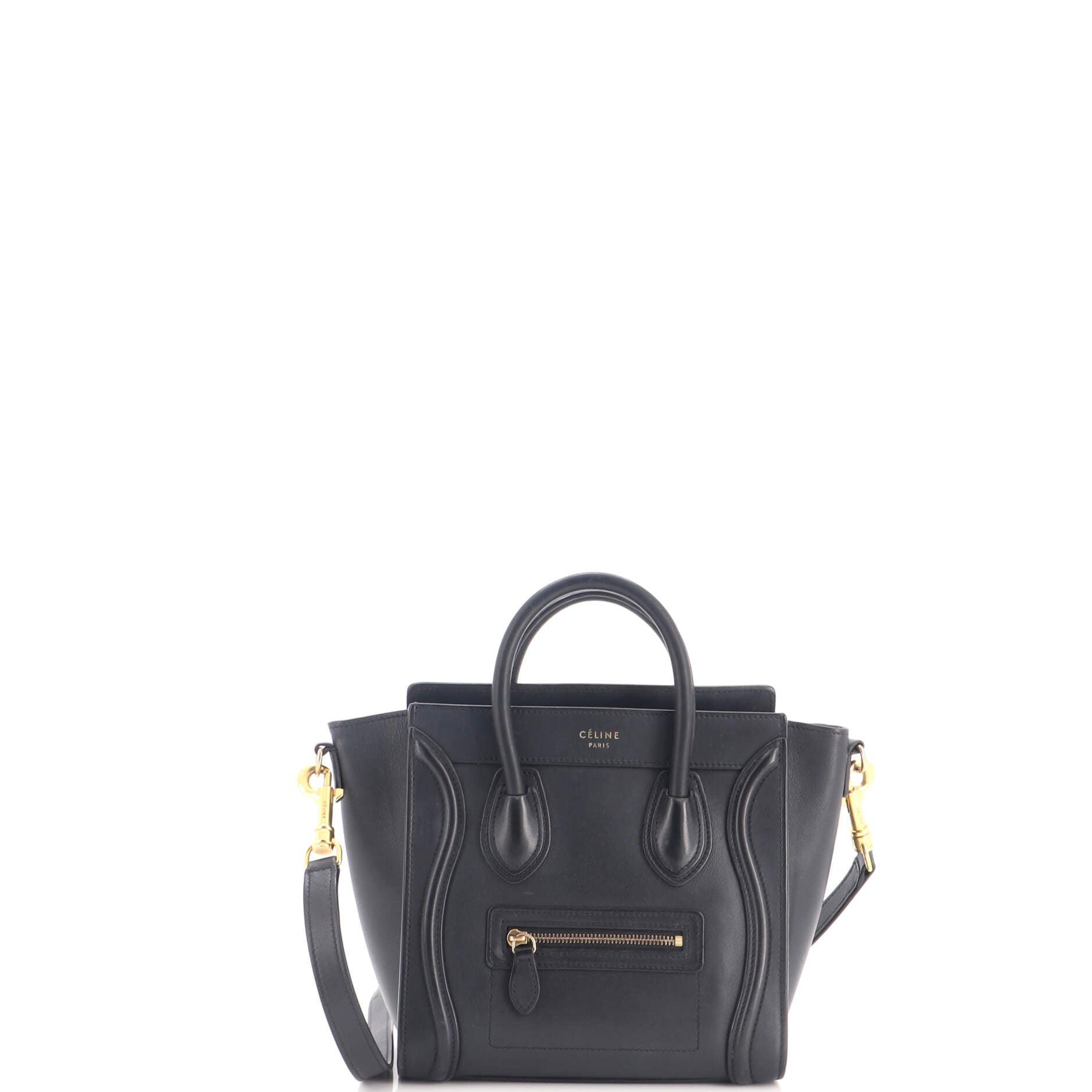 Luggage Bag Smooth Leather Nano