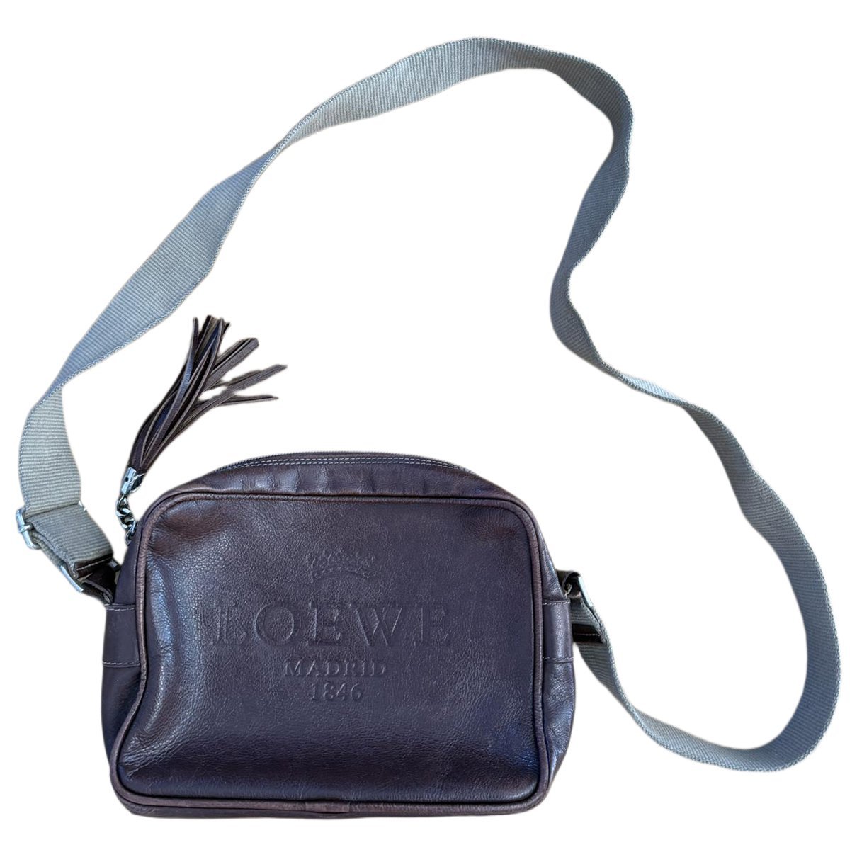 Leather crossbody bag