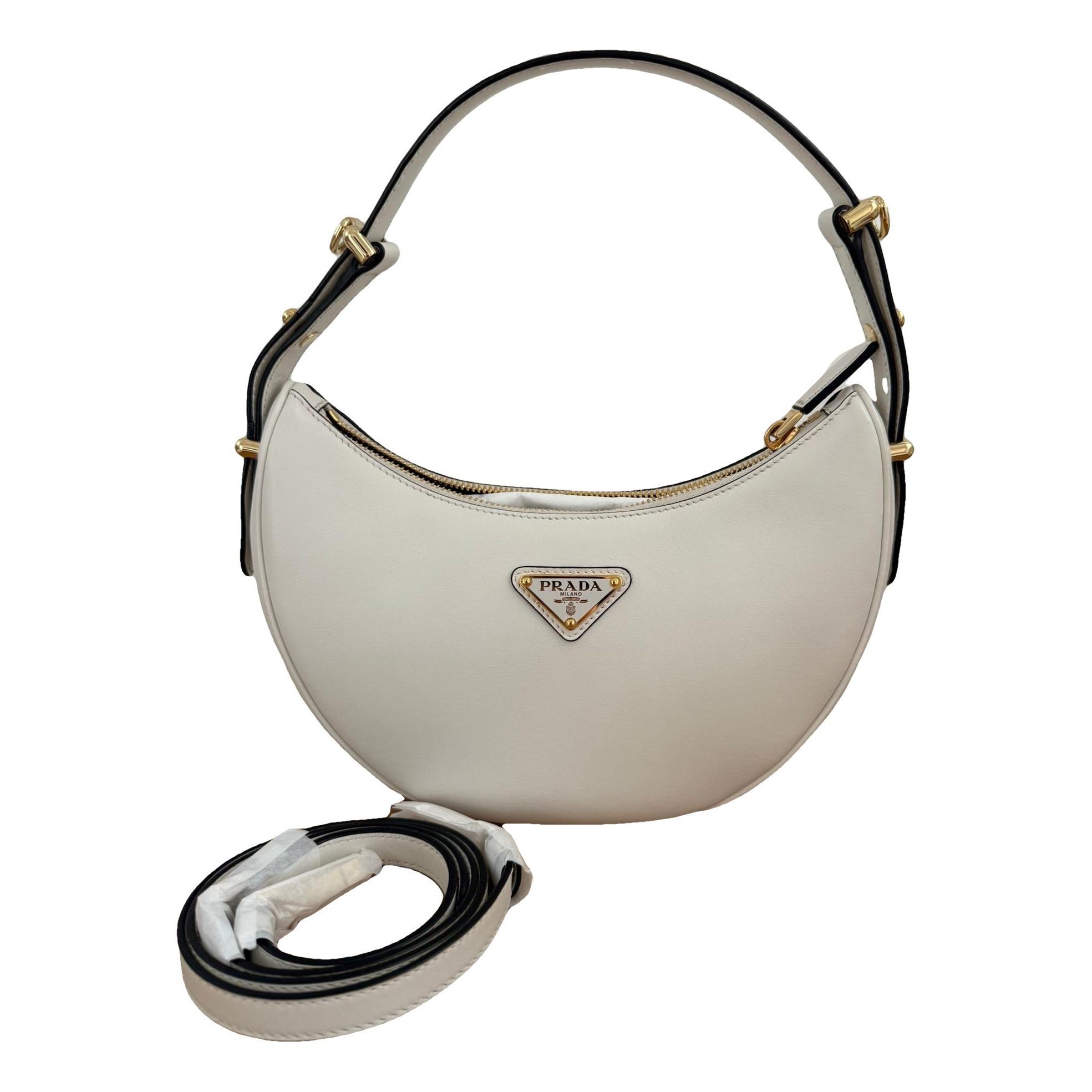 Arqué leather handbag