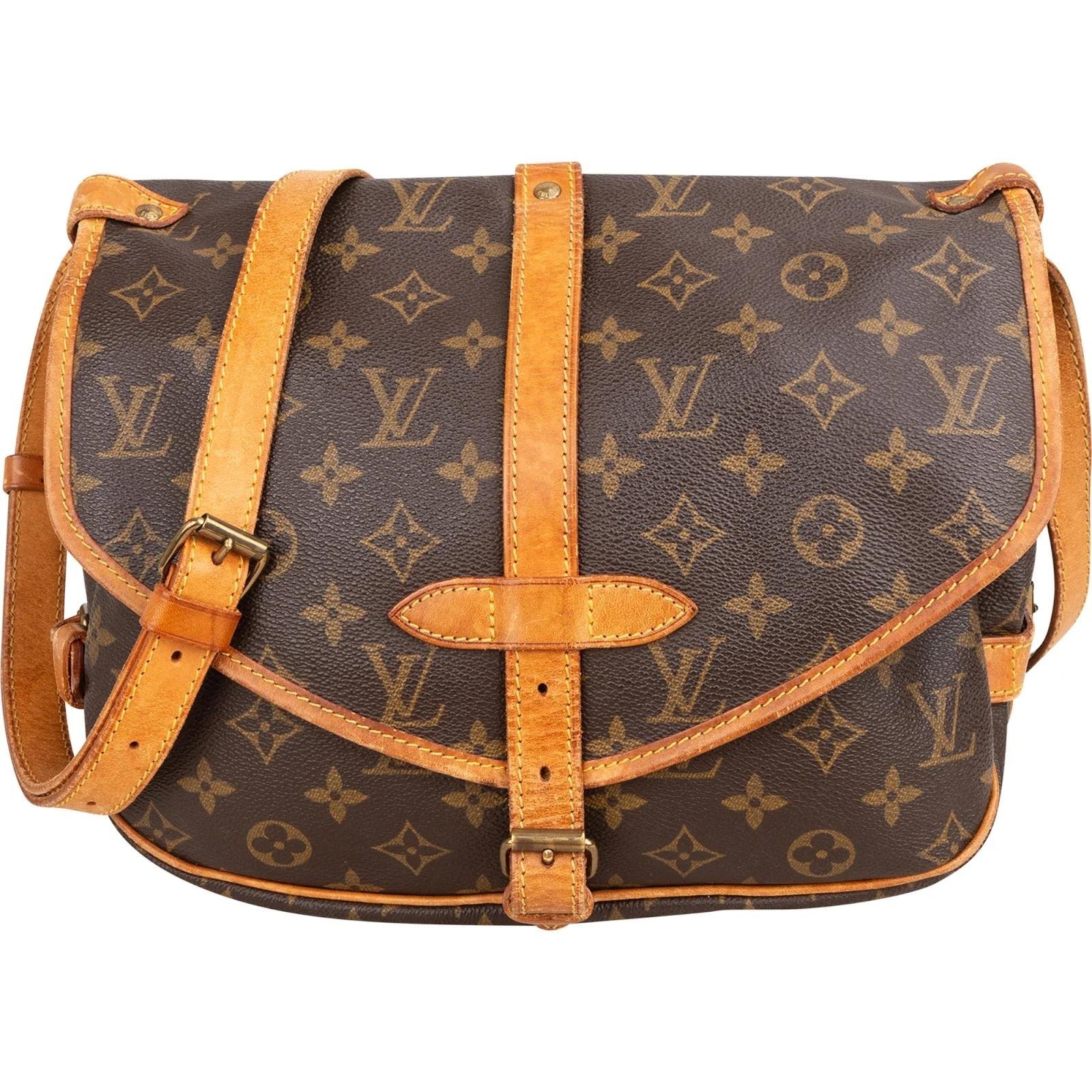 Saumur leather crossbody bag