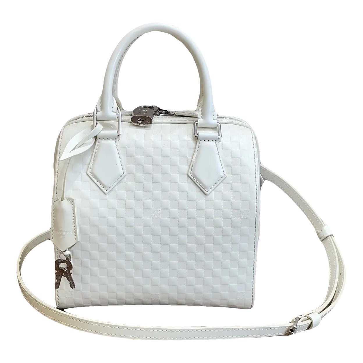 Speedy time trunk leather handbag