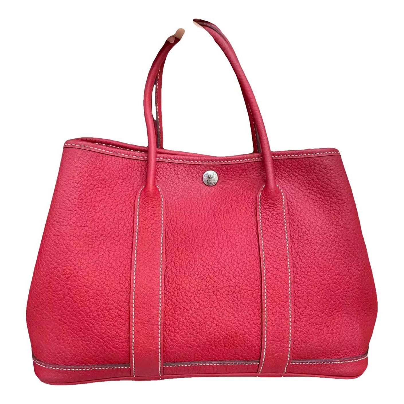Garden Party leather handbag