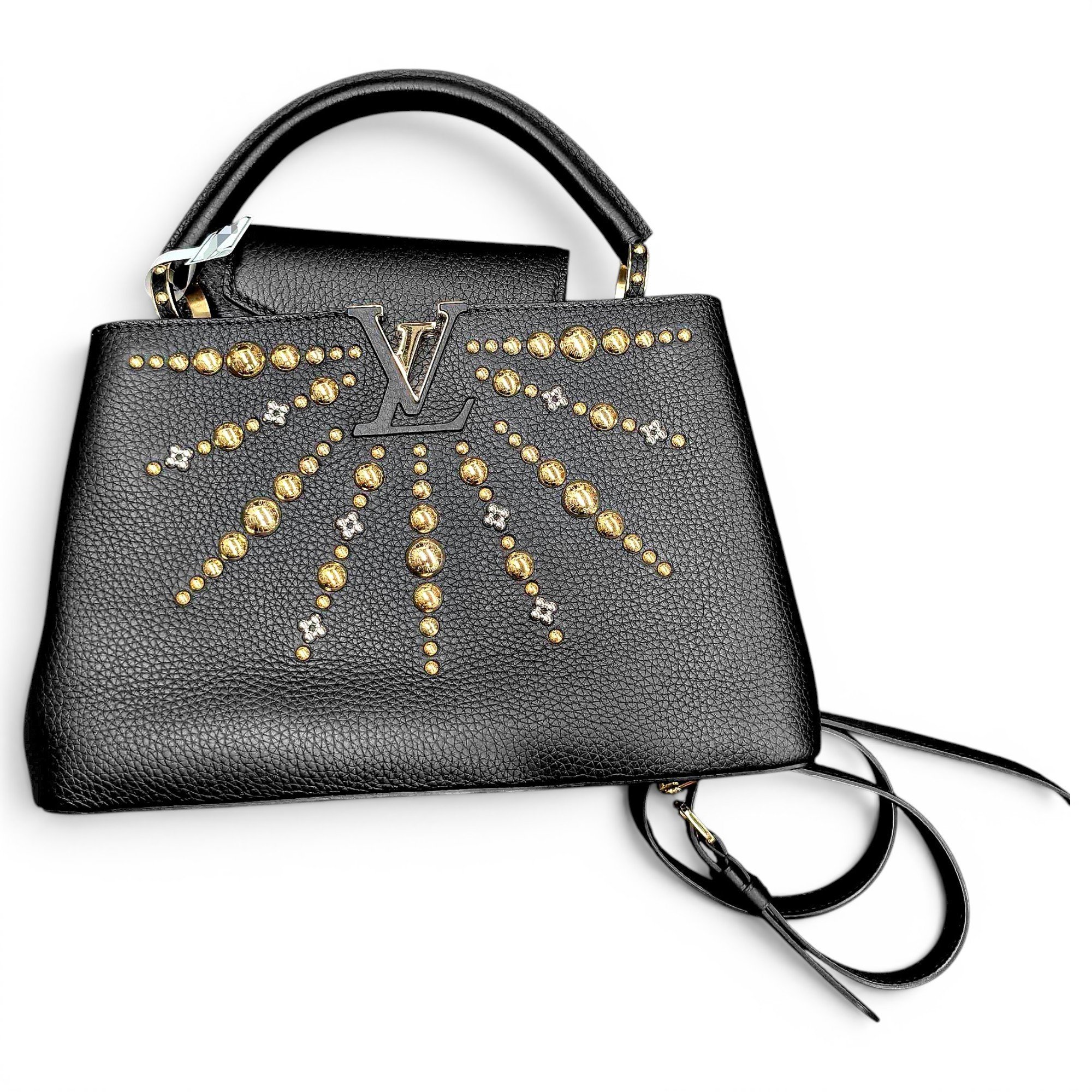 Capucines leather handbag