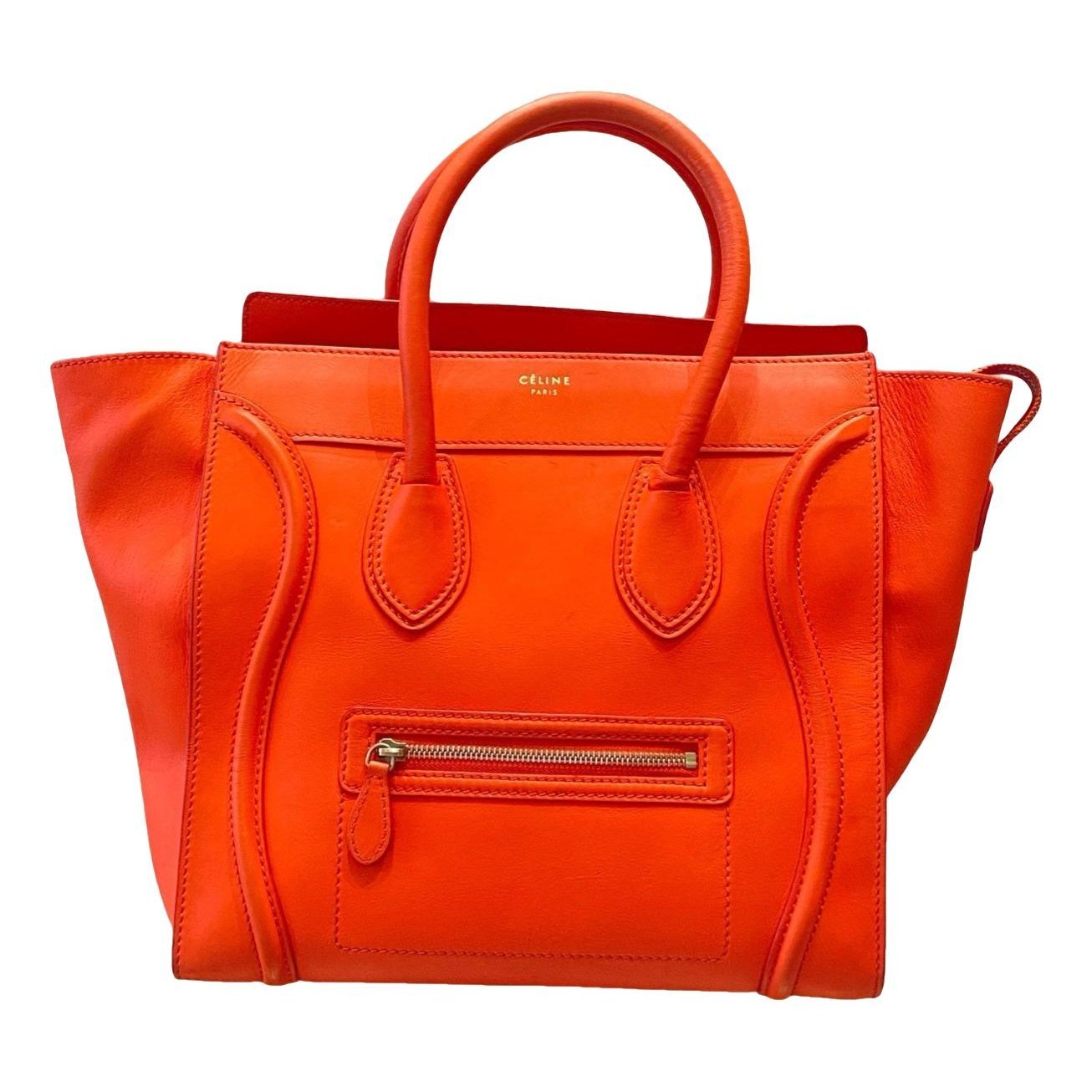 Luggage leather handbag