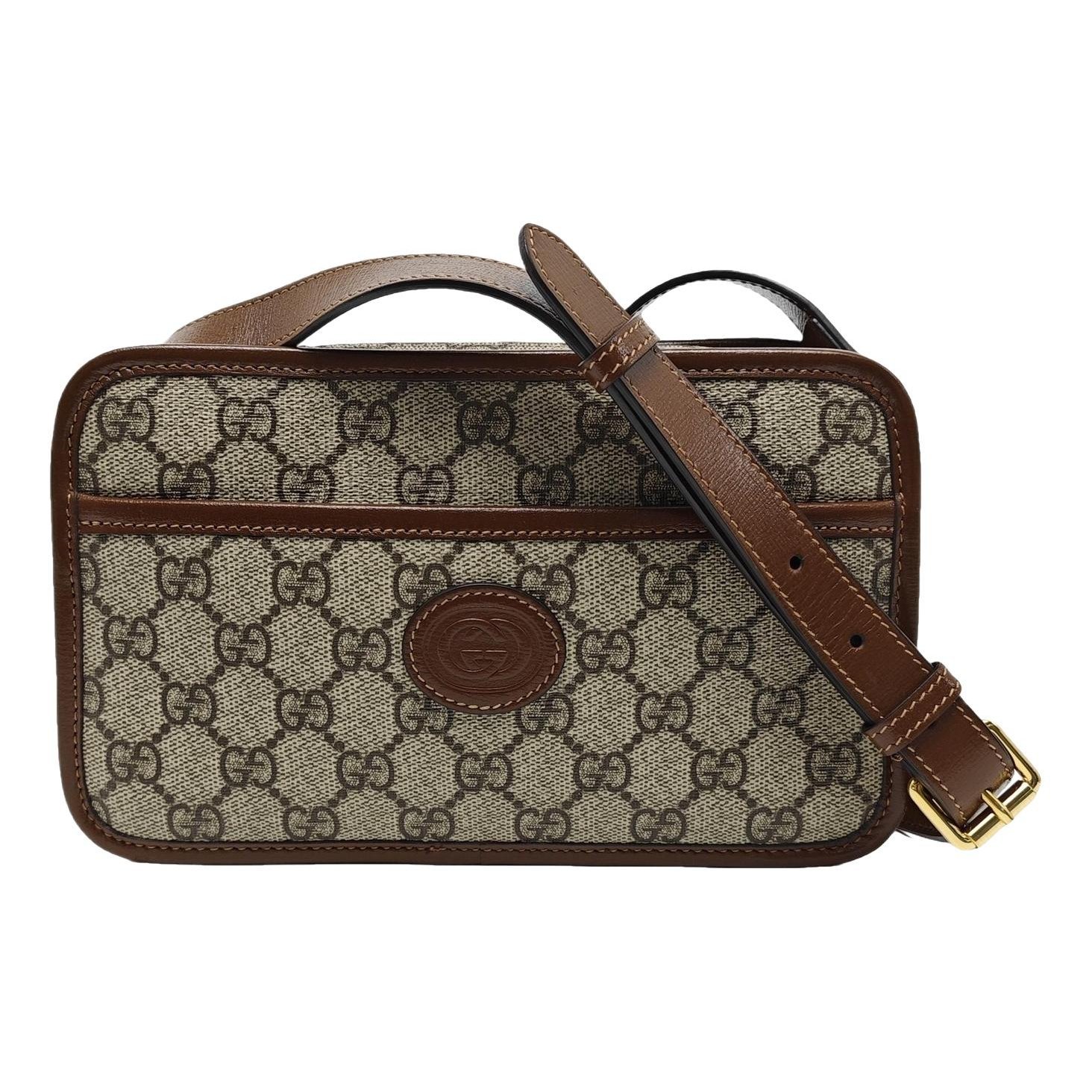 Ophidia GG Supreme leather handbag