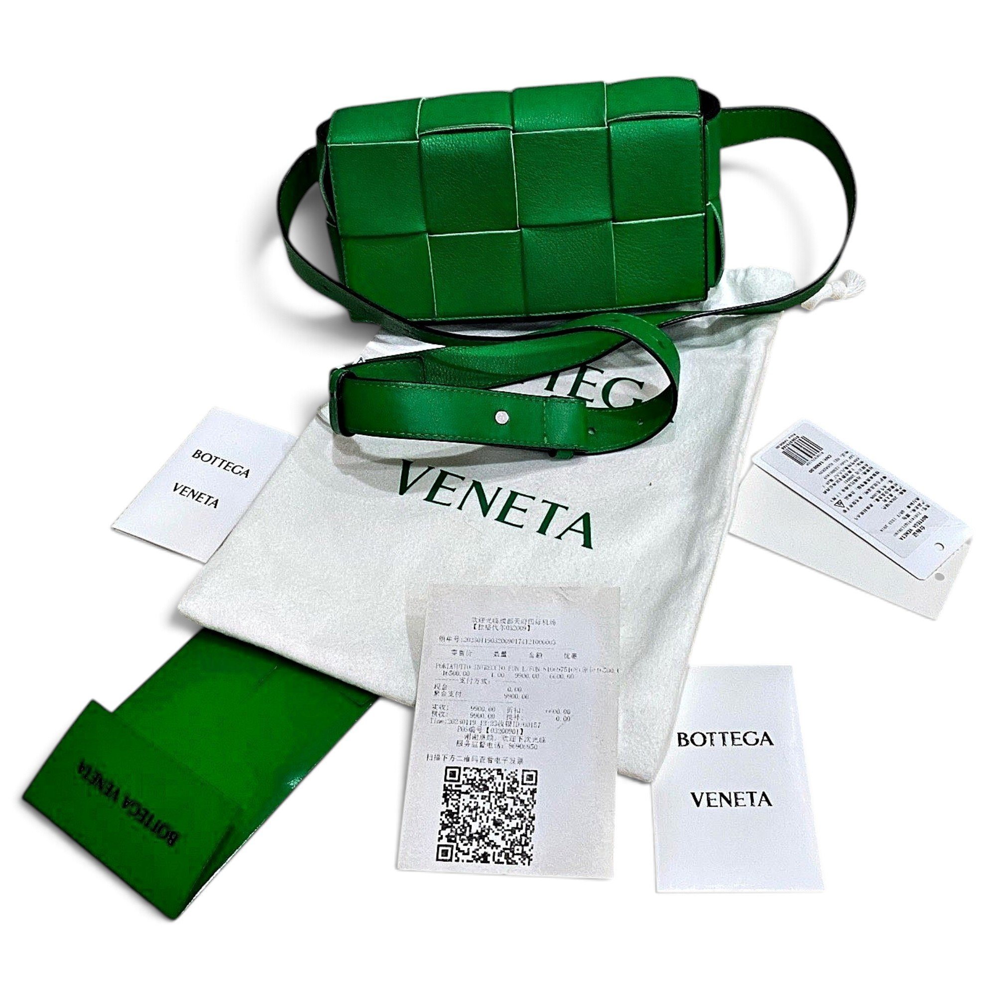 Veneta leather handbag