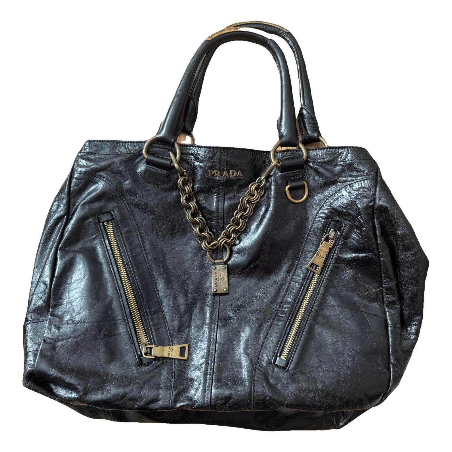 Leather handbag