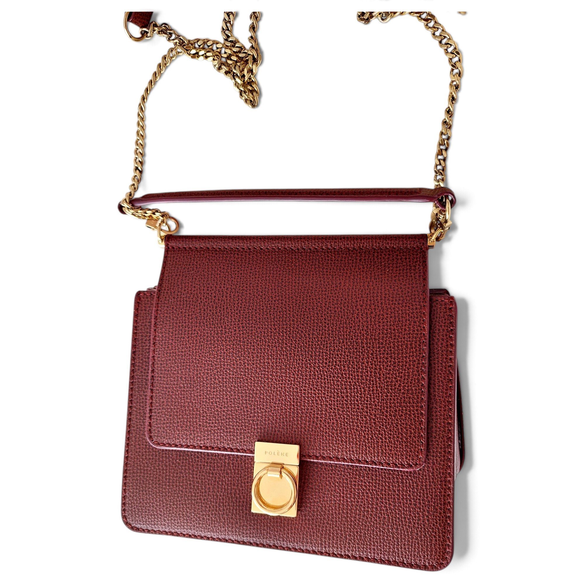 Numéro Sept leather crossbody bag