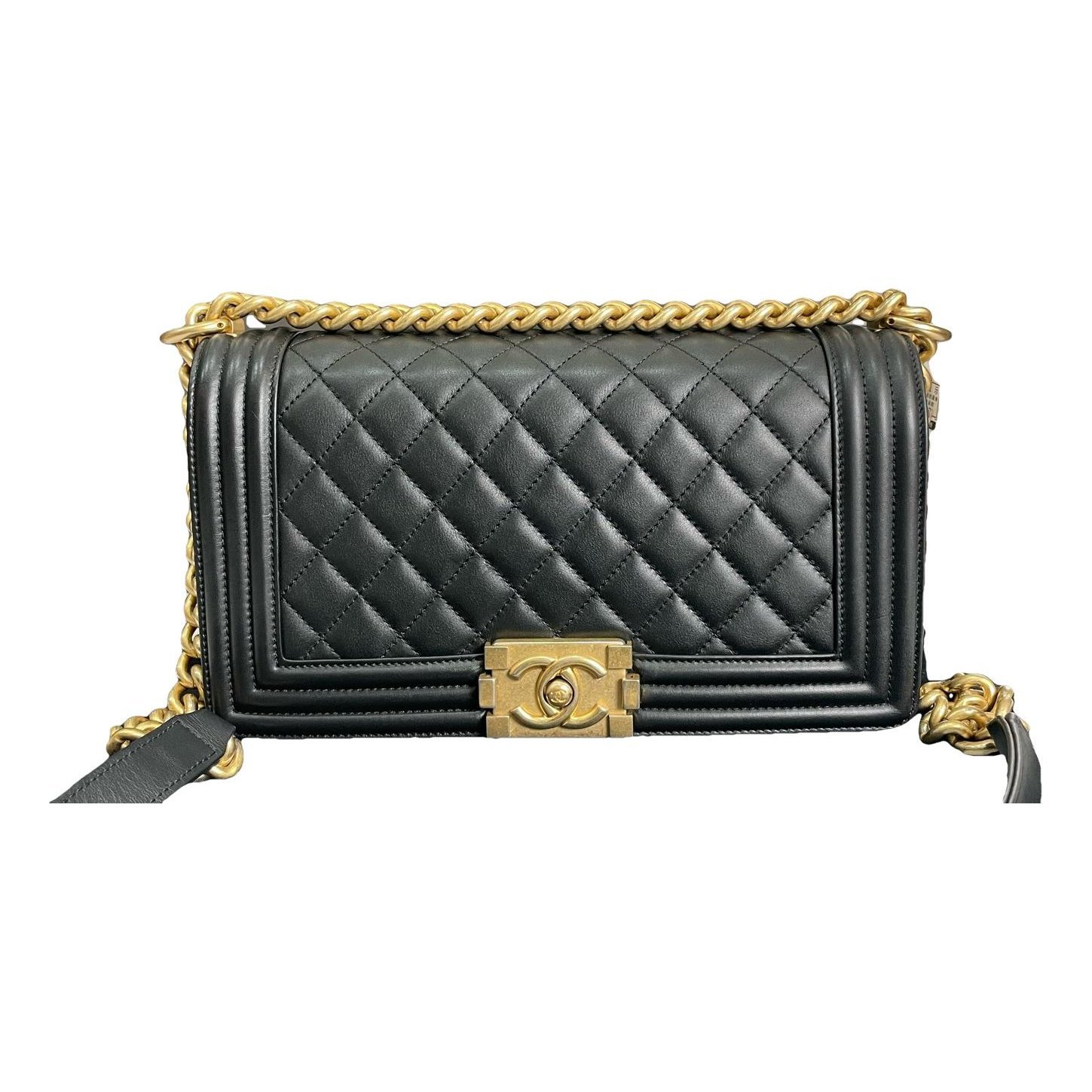 Boy leather crossbody bag