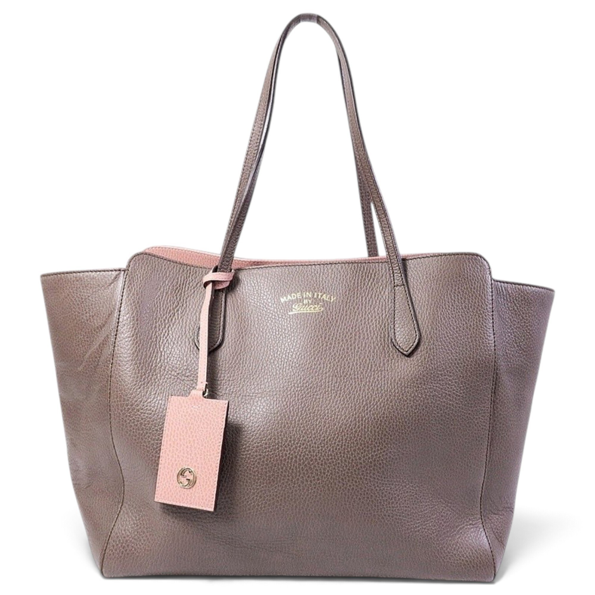 Leather tote