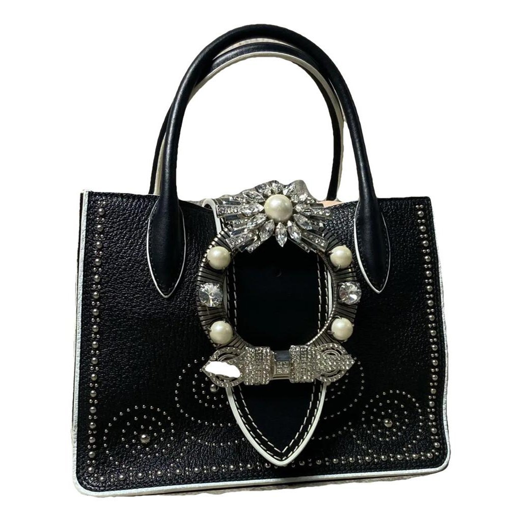 Miu Lady leather handbag