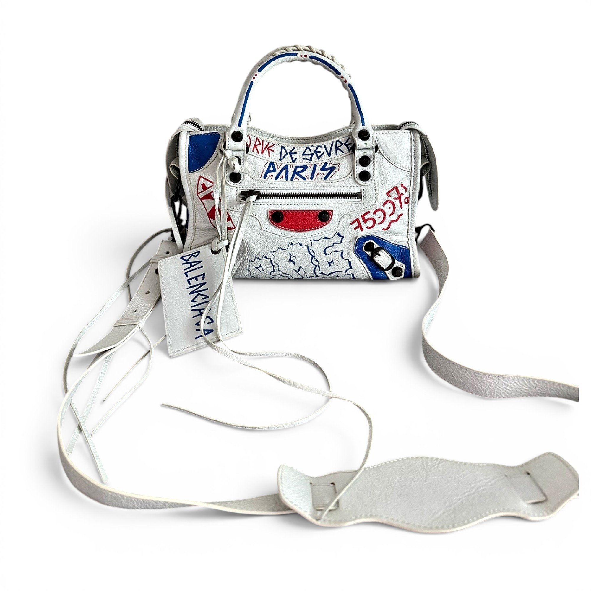 City leather bag