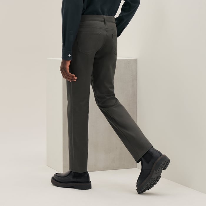 Bronze Straight Cut Jeans