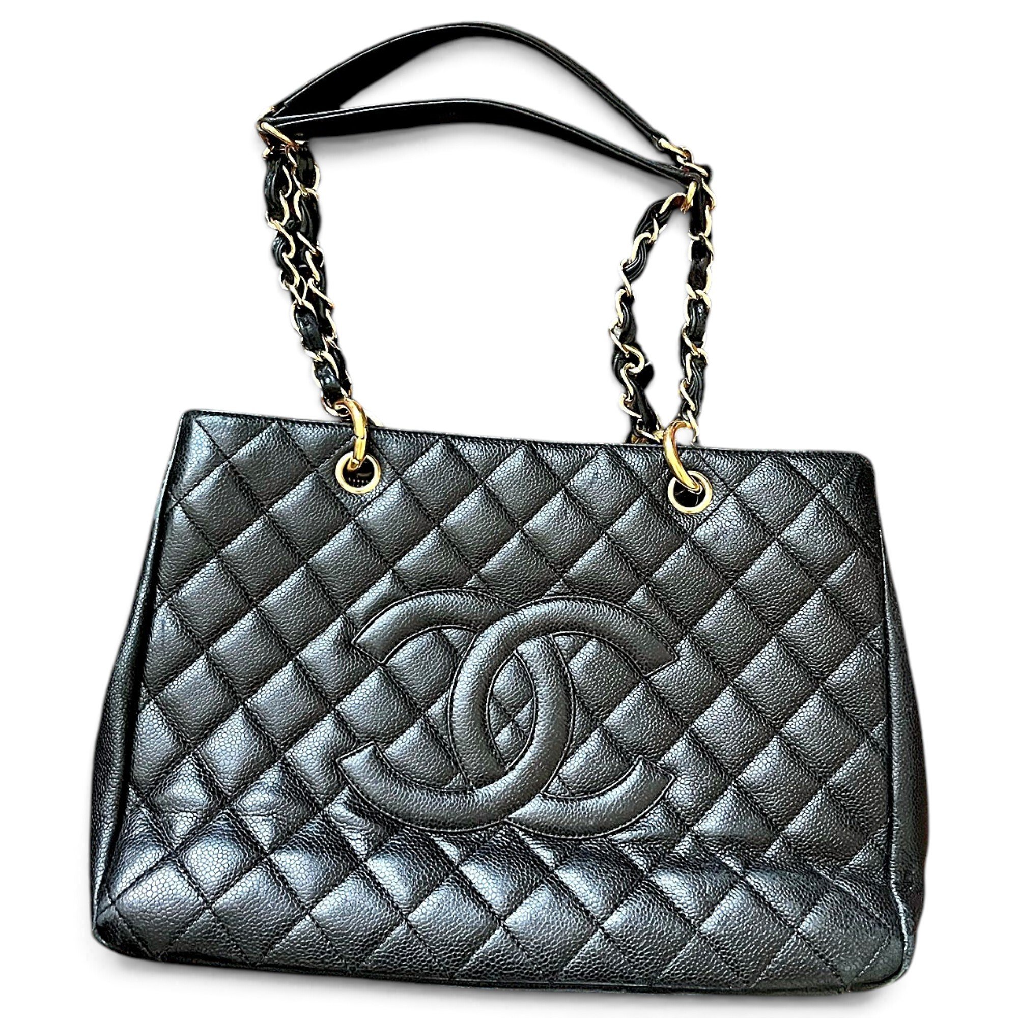 Grand shopping leather tote