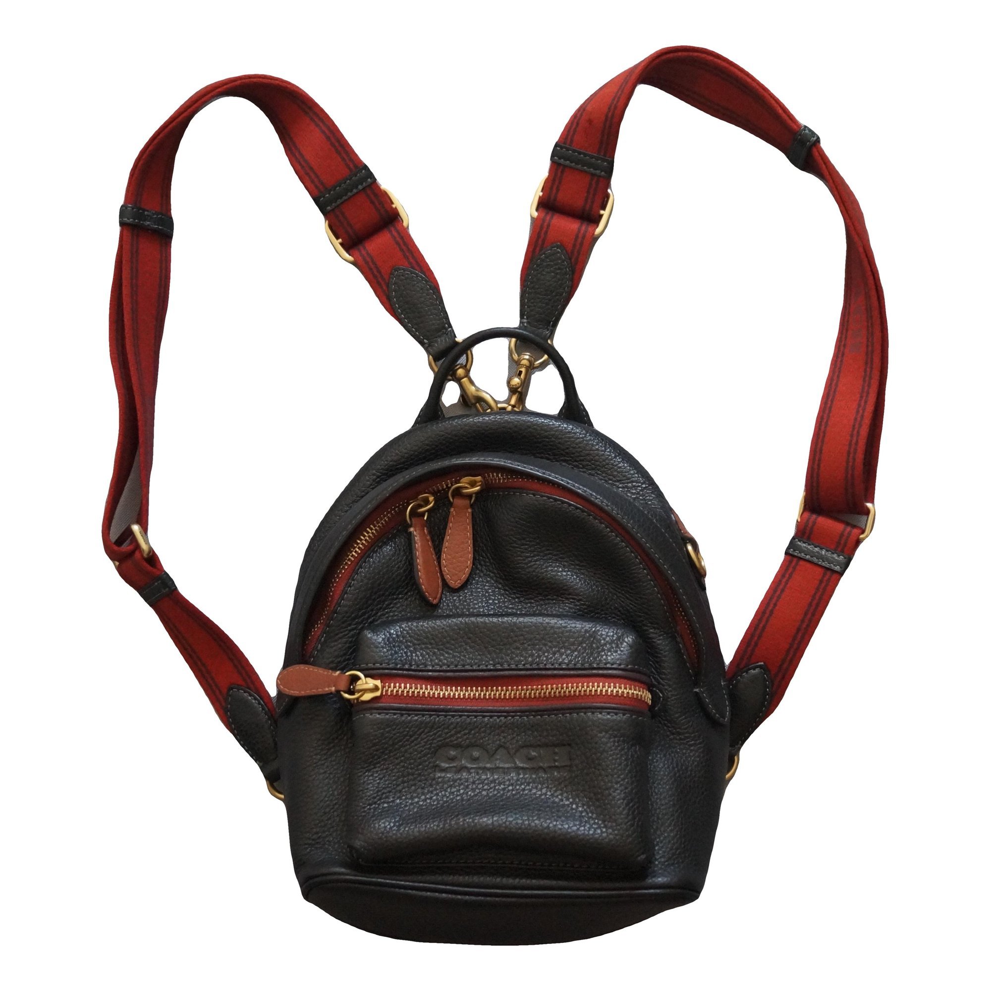 Leather backpack