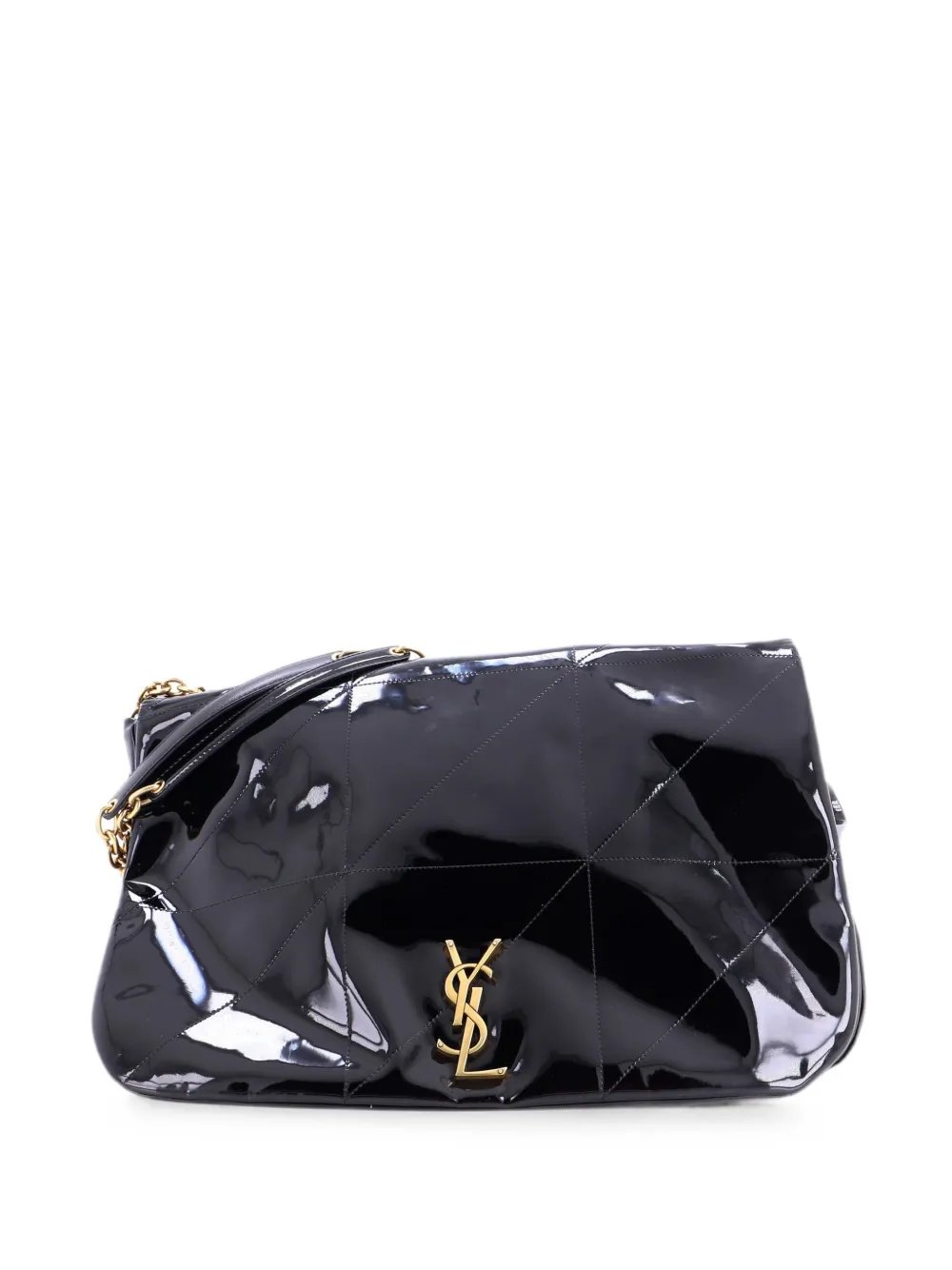 Jamie 4.3 Quilted Patent Large shoulder bag