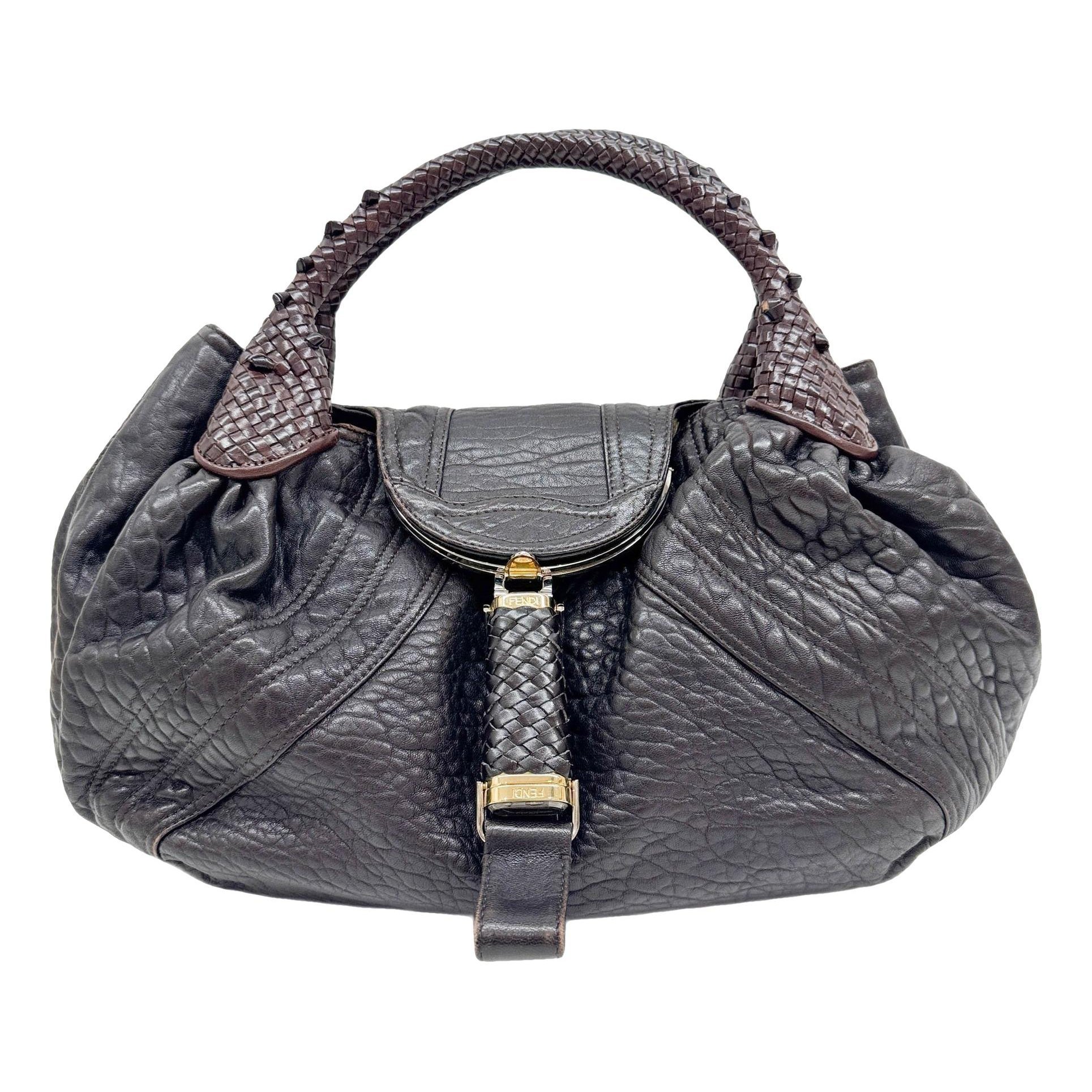 Spy leather handbag