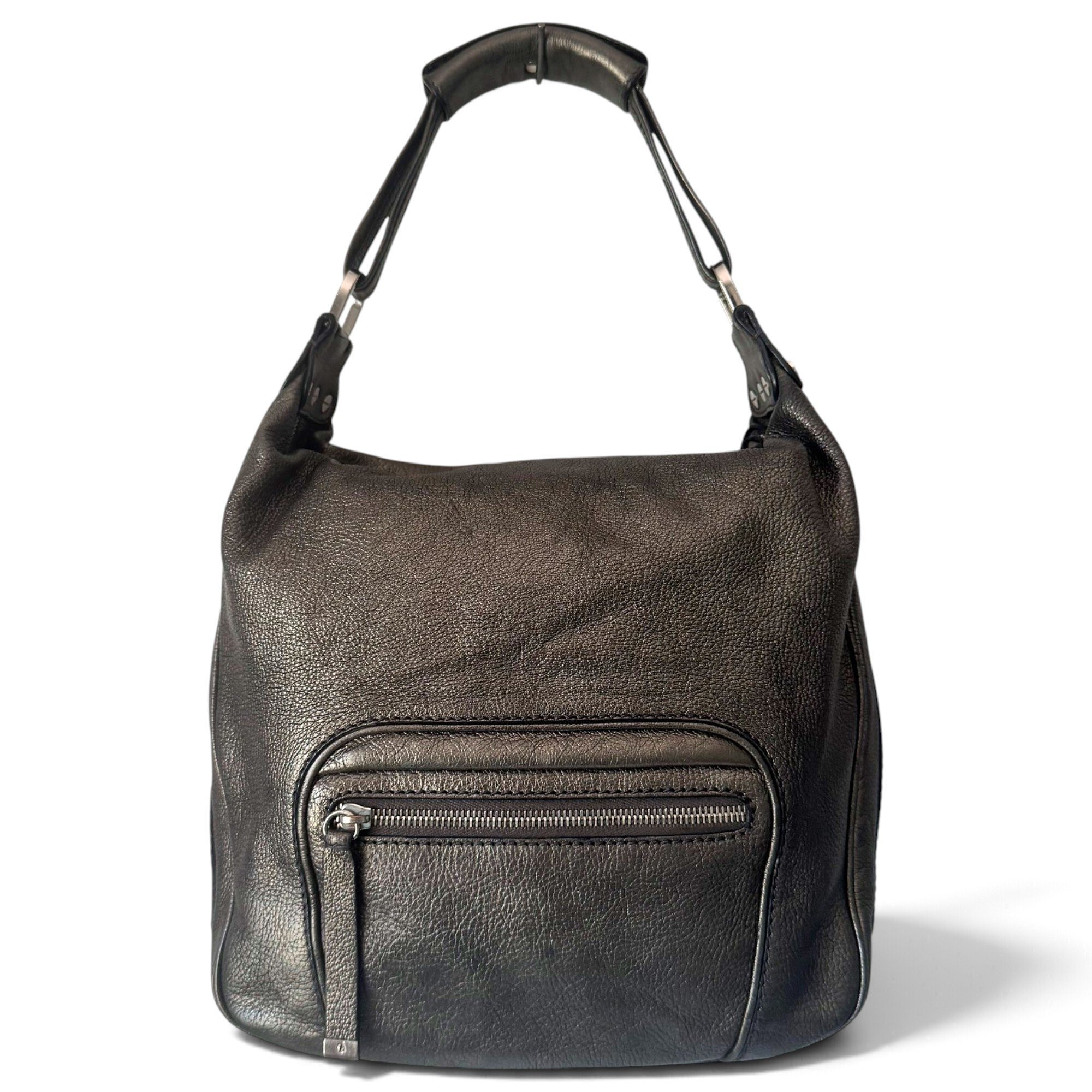 Leather handbag