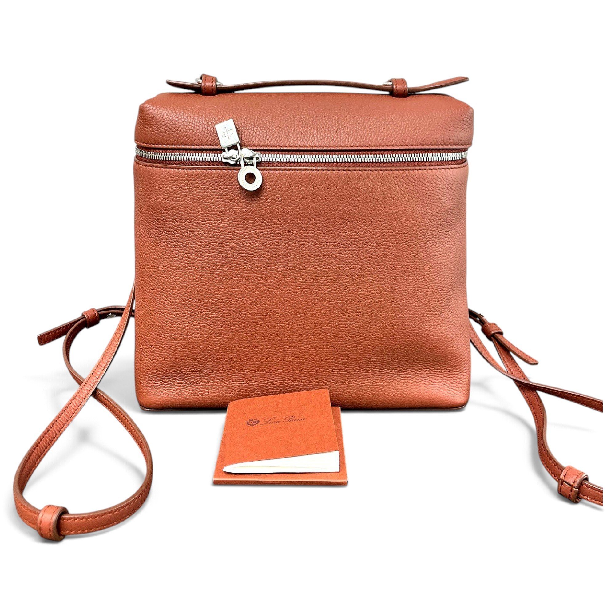 Leather backpack