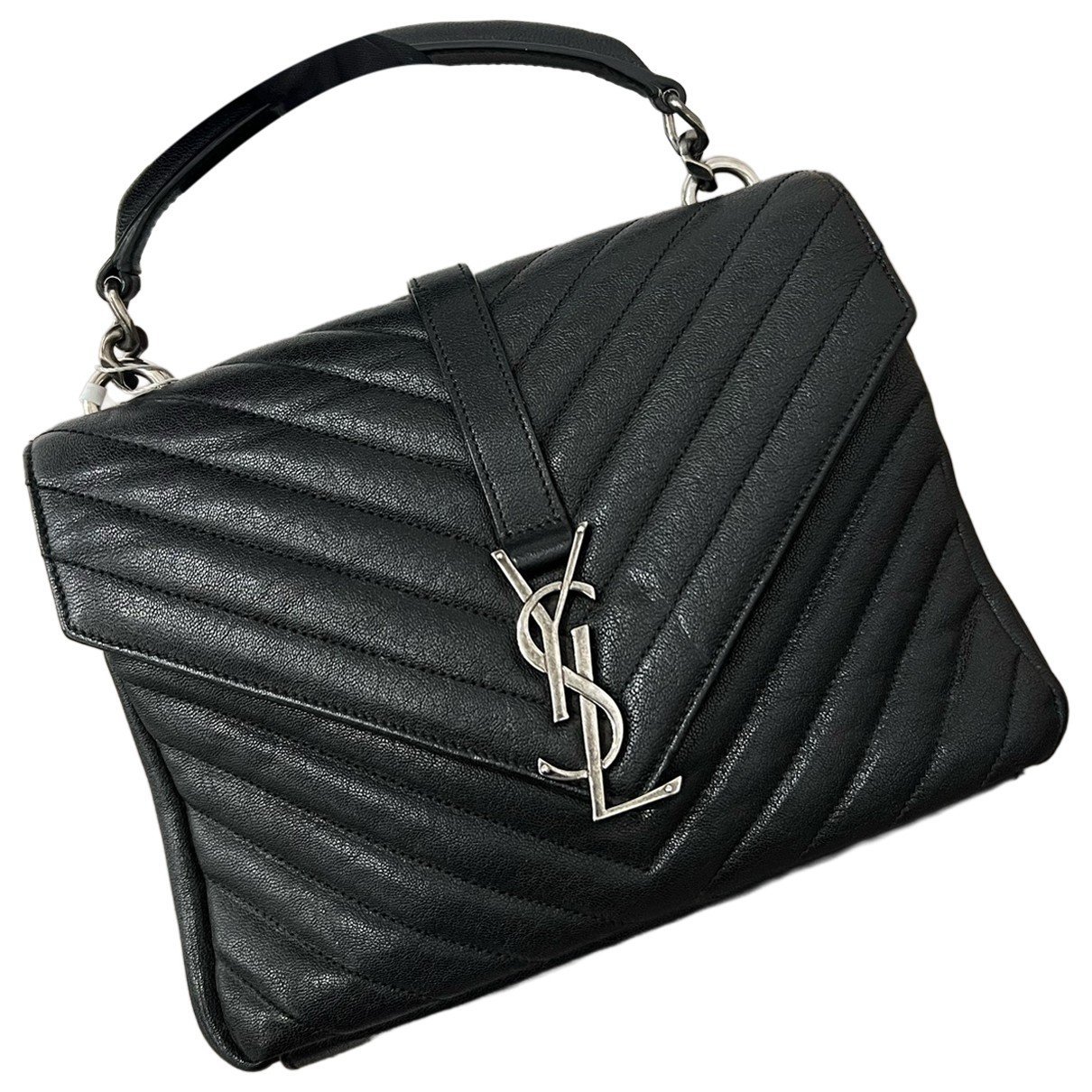 Collége monogramme leather handbag