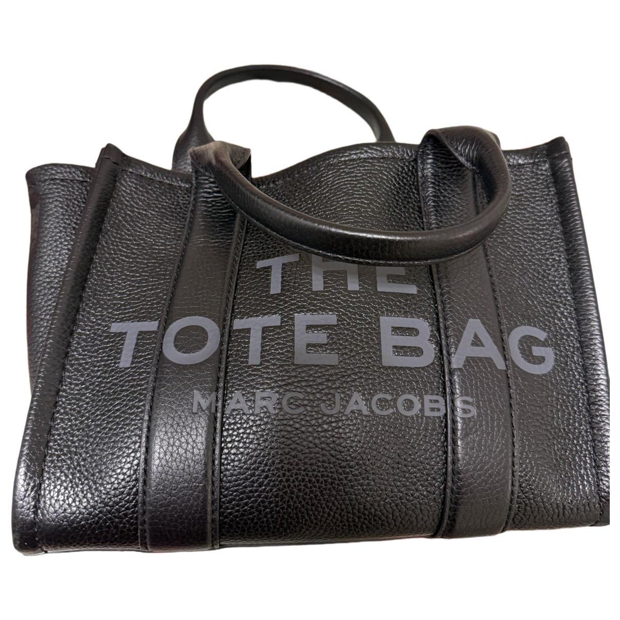 The Tag Tote leather tote