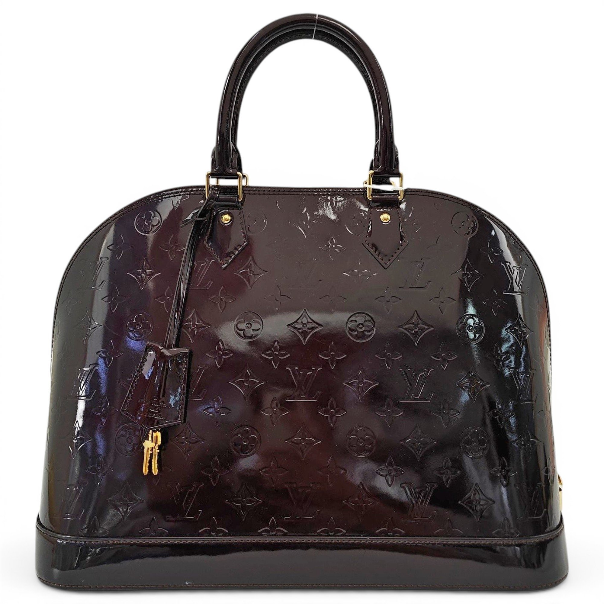 Alma patent leather handbag