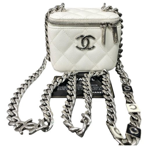 Trendy CC Vanity leather handbag