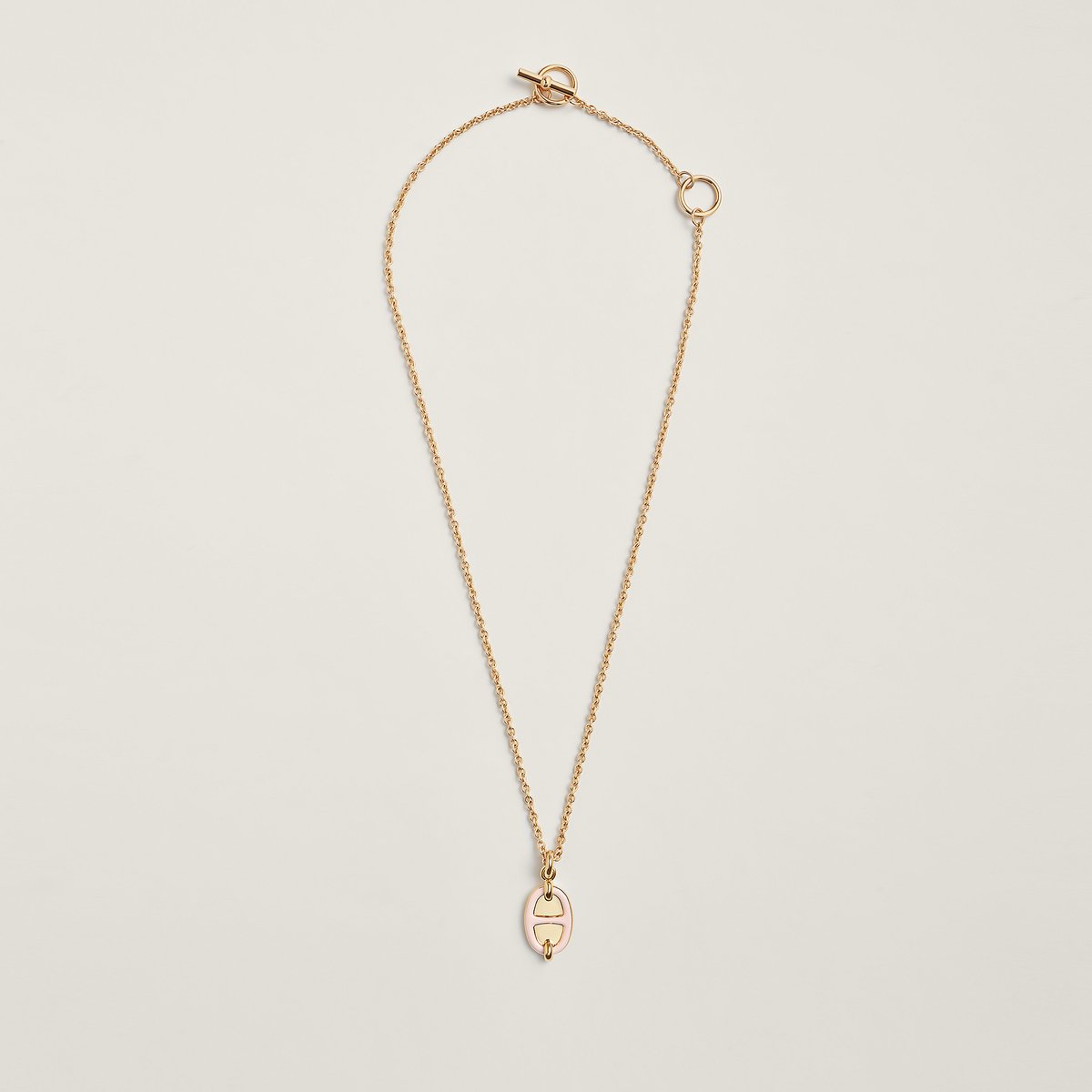 Rose Candeur Mini Maillon Pendant, Small Model