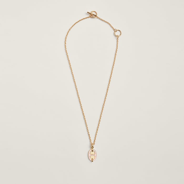 Rose Candeur Mini Maillon Pendant, Small Model