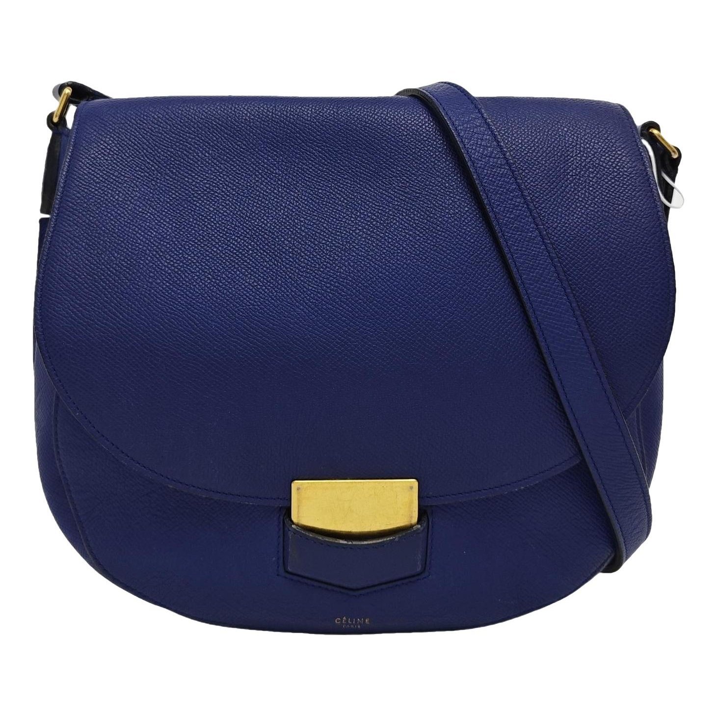Trotteur leather handbag